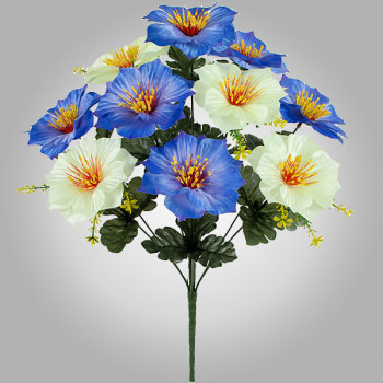 Букети атласних далій Ванда, 51см